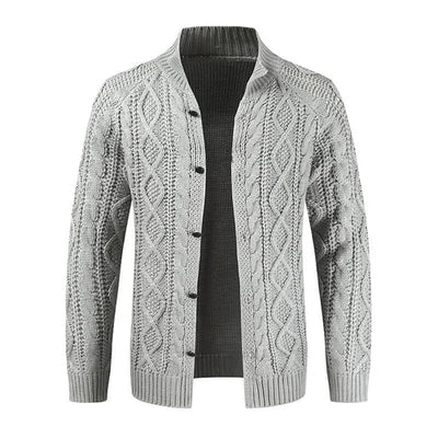 Dexter - Cardigan Stretch-Sweater für Männer