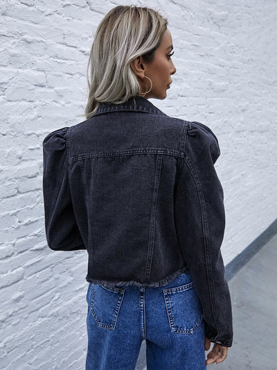 Nuffy TRL - Kurze Jeansjacke für Frauen