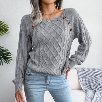 Juniper - Damen Strickpullover mit Rippmuster