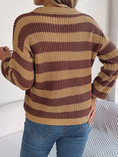 Flaire - Gestreifter Pullover für Frauen