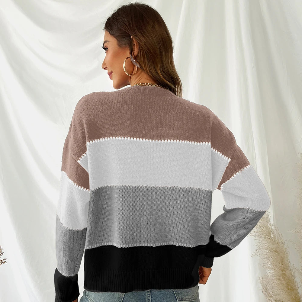 Galvane - Gestreifter Pullover für Frauen