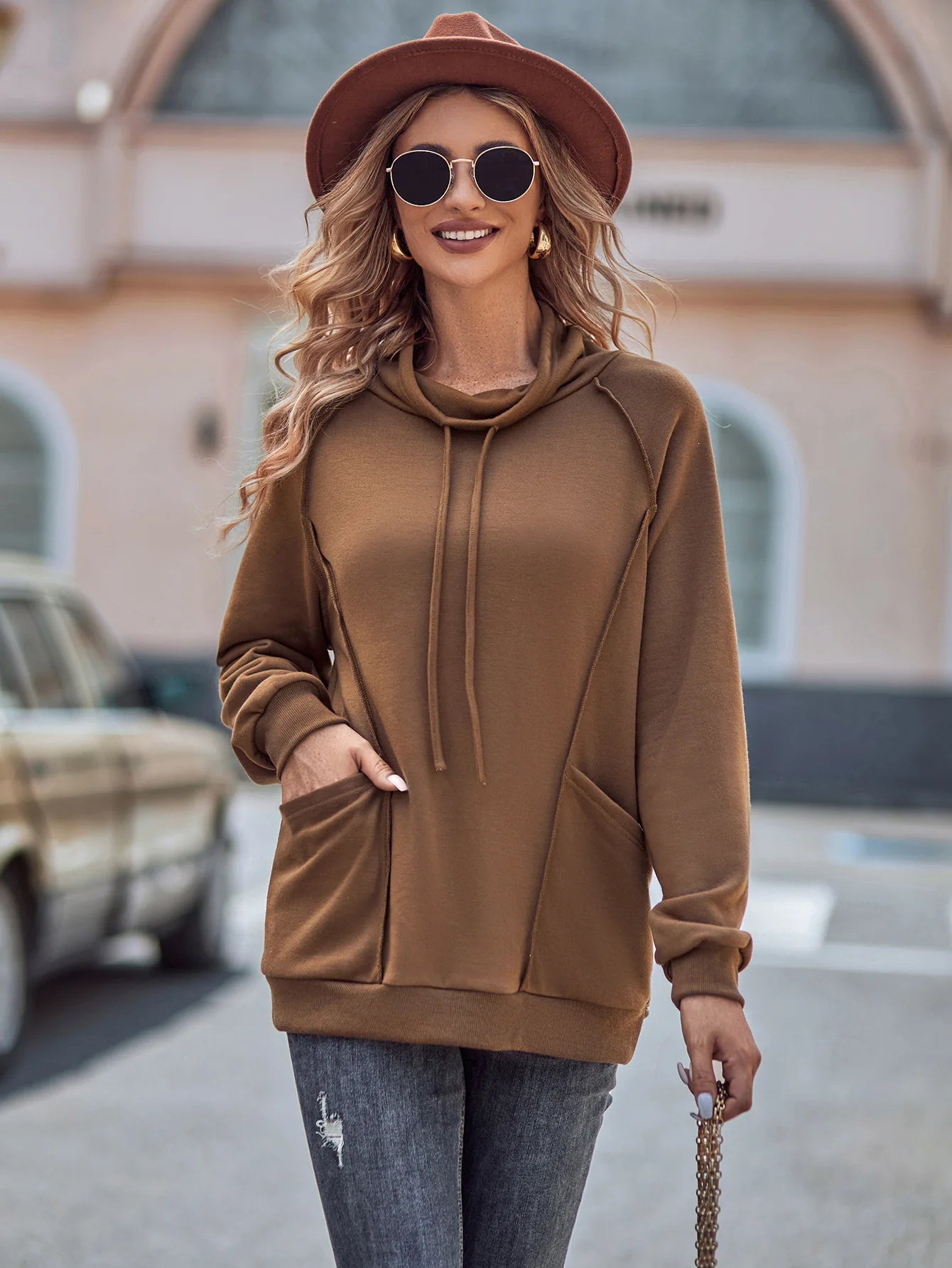 Caspel - Hochgeschlossener Pullover für Frauen