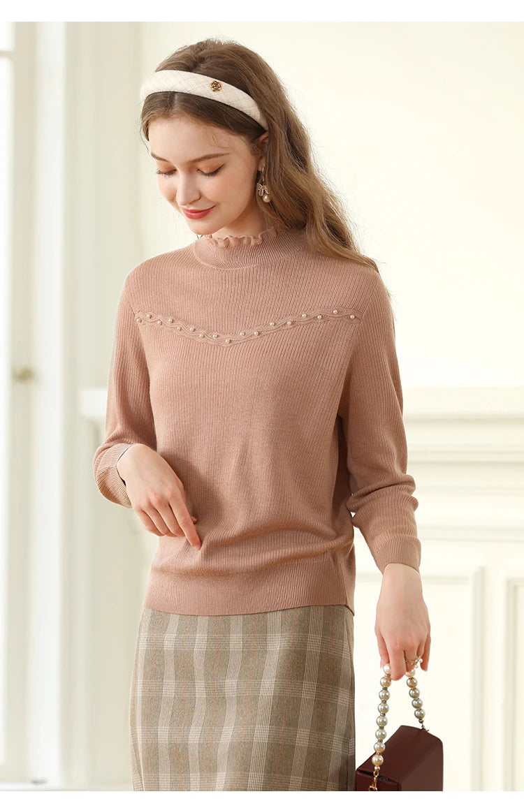 Makayla HBV - Mockneck Pullover für Frauen