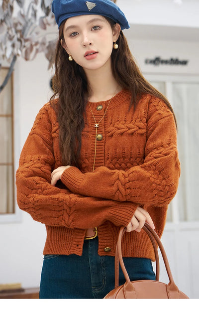 Saisha - Vintage-Strickjacke für Frauen