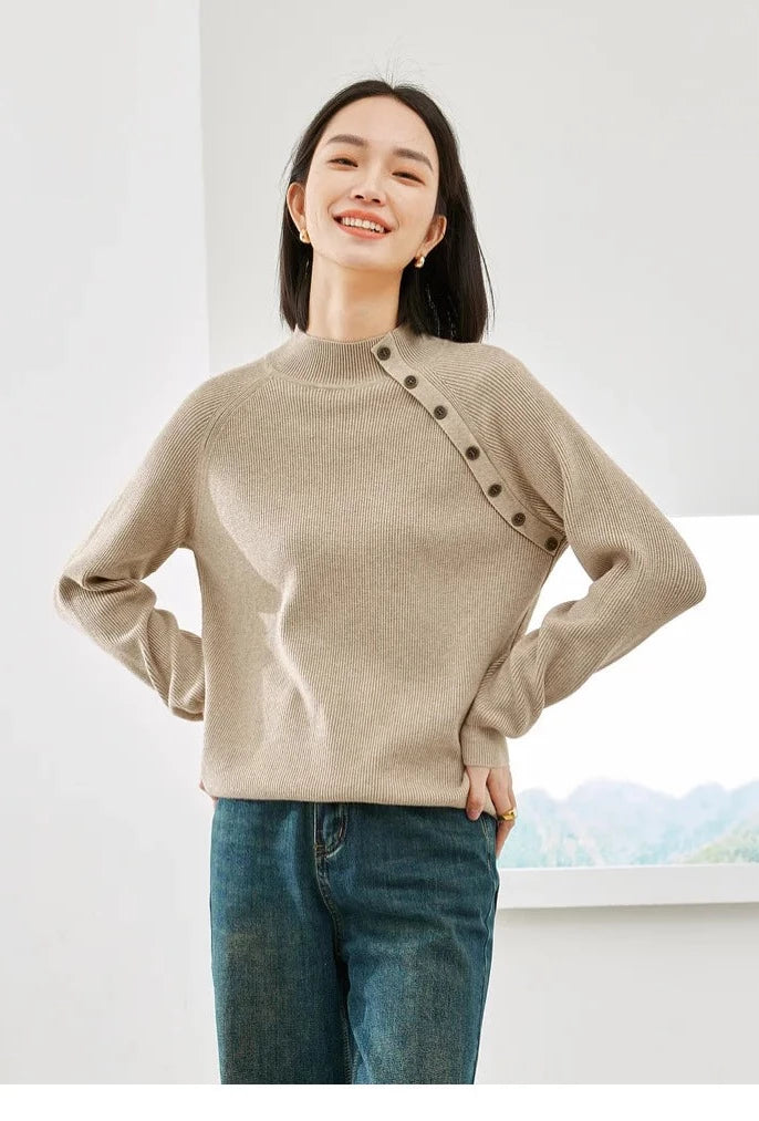 Bofash - Gestrickter Pullover für Frauen