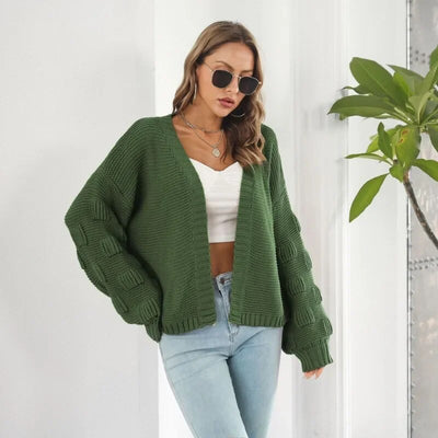 Peony - Offene Strickjacke für Frauen