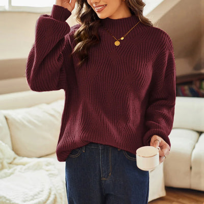 Pixie - Hochgeschlossener Pullover für Frauen