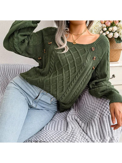 Rigatoni - Lockerer Pullover für Frauen