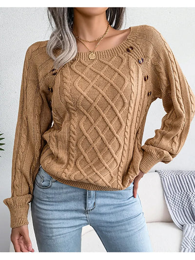 Rigatoni - Lockerer Pullover für Frauen