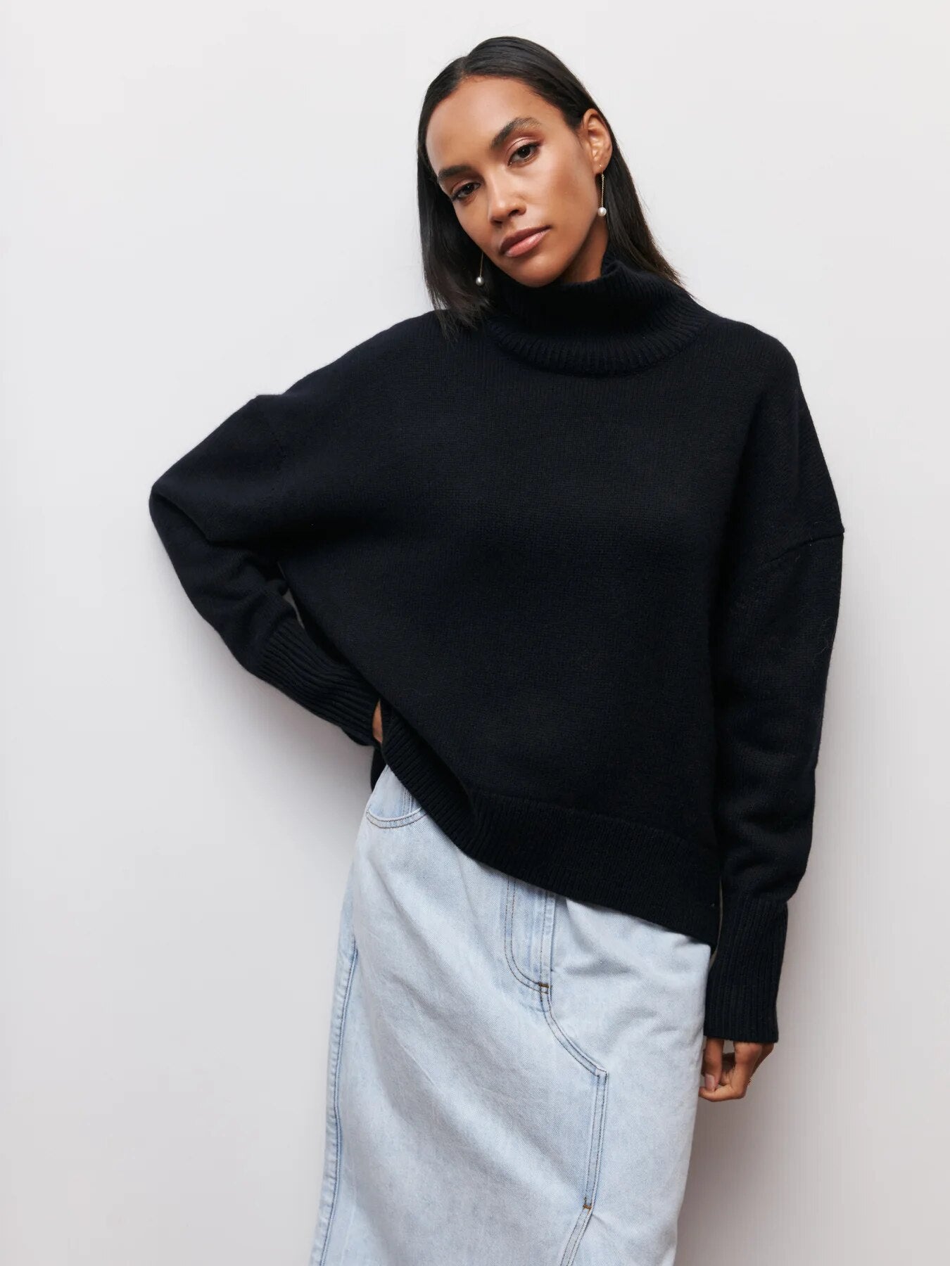 Fiaska - Hoher Kragen Pullover für Frauen