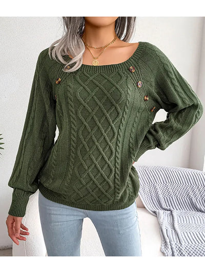 Rigatoni - Lockerer Pullover für Frauen