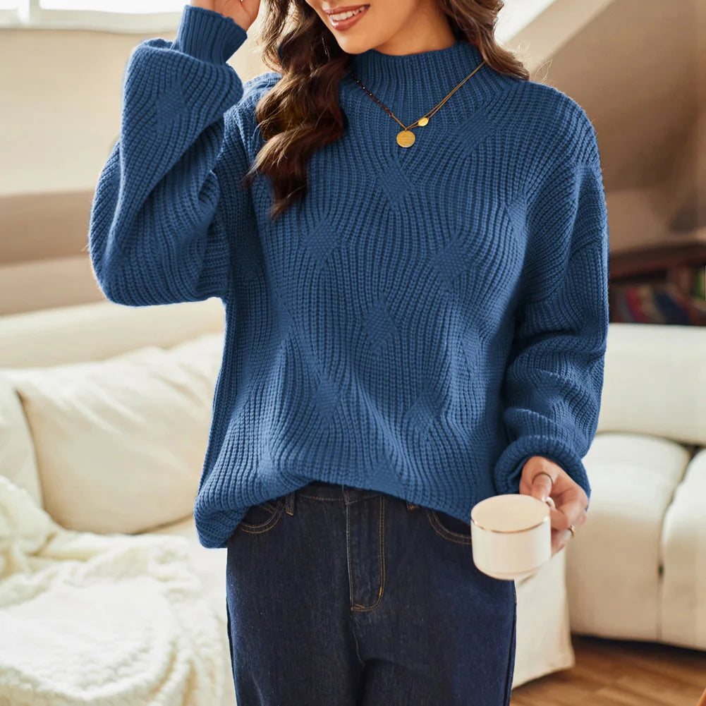 Pixie - Hochgeschlossener Pullover für Frauen