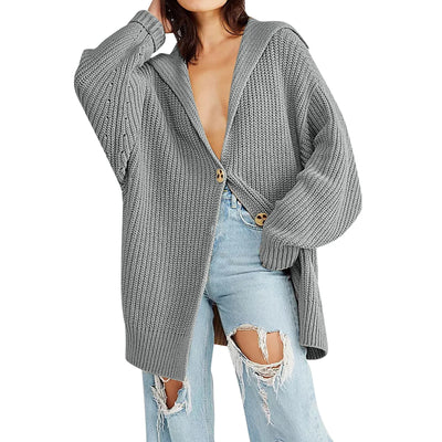 Berpell - Oversized-Strickjacke für Frauen