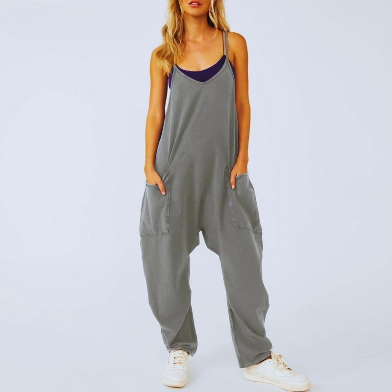 UrbanEase - Frauen Baggy Jumpsuit