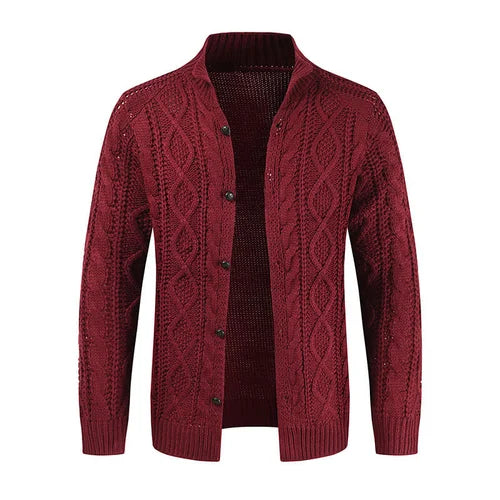 Dexter - Cardigan Stretch-Sweater für Männer