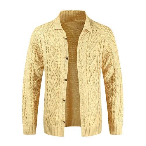 Dexter - Cardigan Stretch-Sweater für Männer