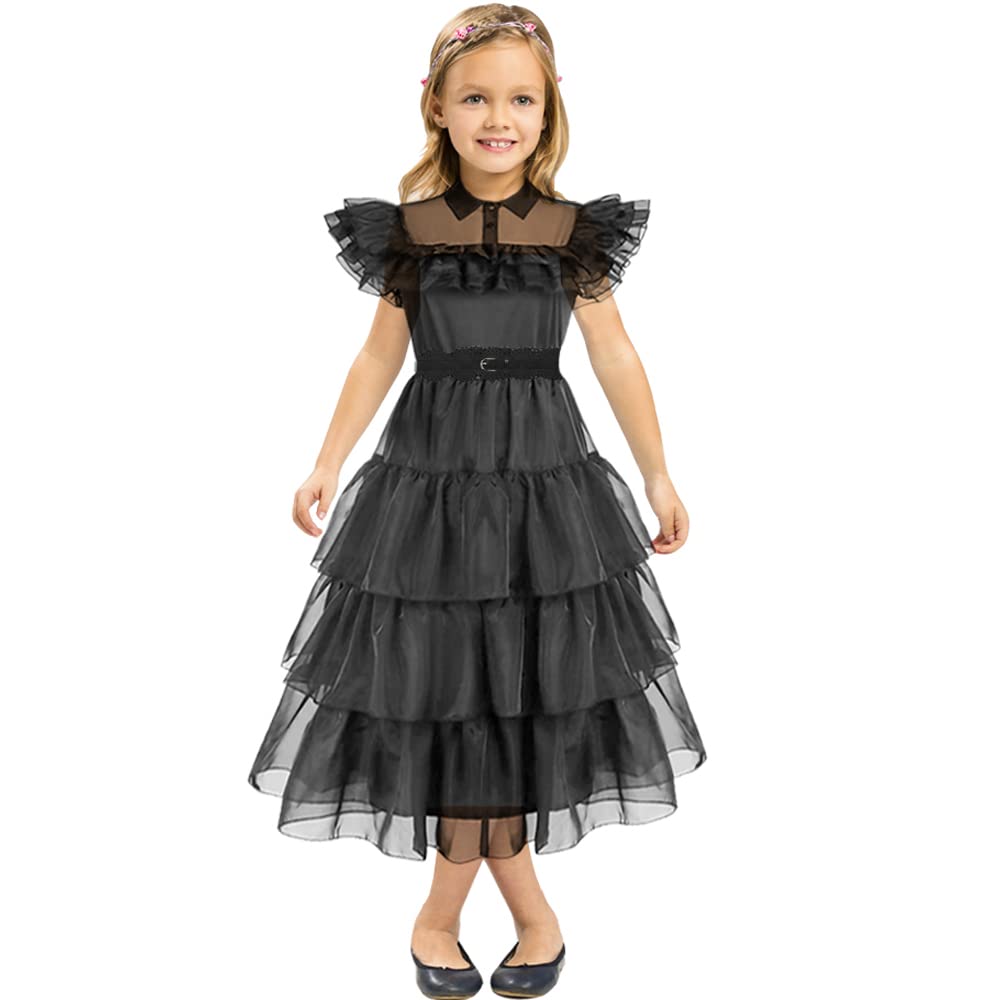 Wednes - Halloween Party Kleid für Mädchen