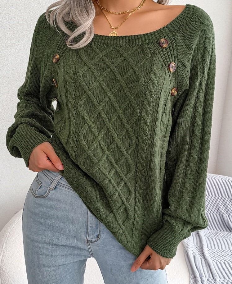 Juniper - Damen Strickpullover mit Rippmuster