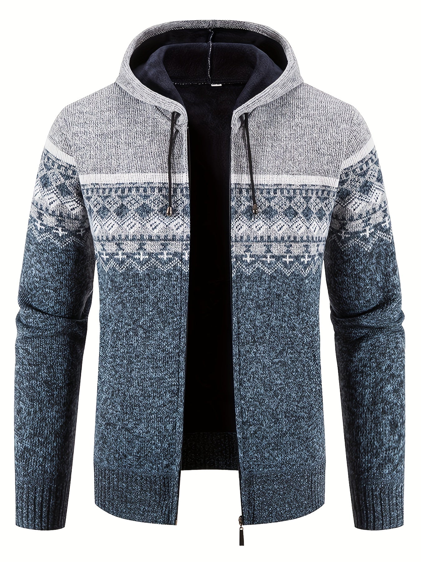 Delivor - Herren Winter Fleece Strickjacke