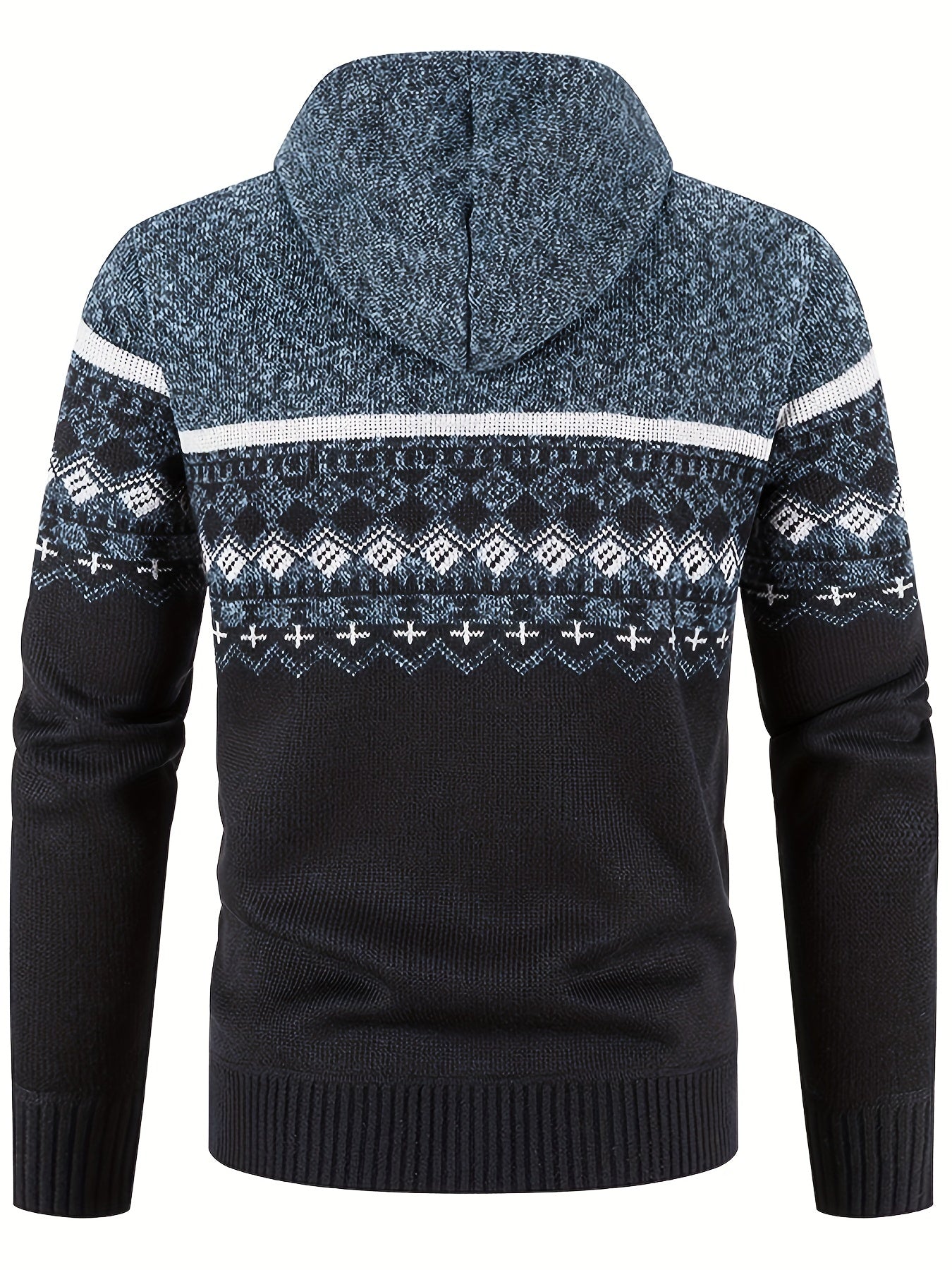 Delivor - Herren Winter Fleece Strickjacke