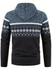 Delivor - Herren Winter Fleece Strickjacke