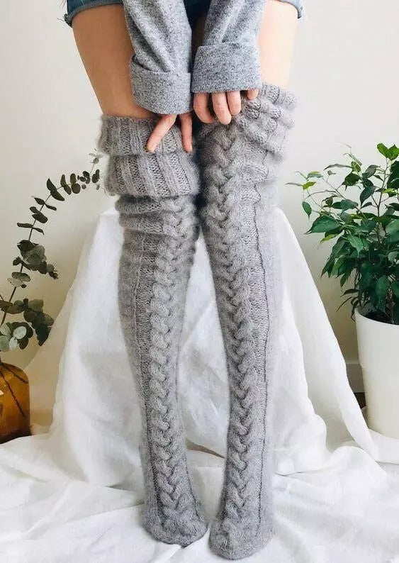 Grandfaux - Lange Wollsocken für Frauen