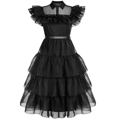 Wednes - Halloween Party Kleid für Mädchen