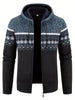 Delivor - Herren Winter Fleece Strickjacke