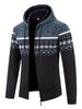 Delivor - Herren Winter Fleece Strickjacke