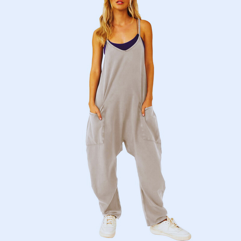 UrbanEase - Frauen Baggy Jumpsuit