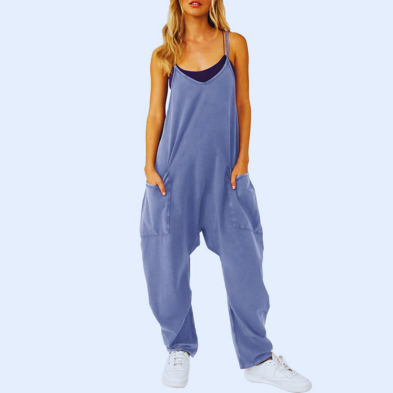 UrbanEase - Frauen Baggy Jumpsuit