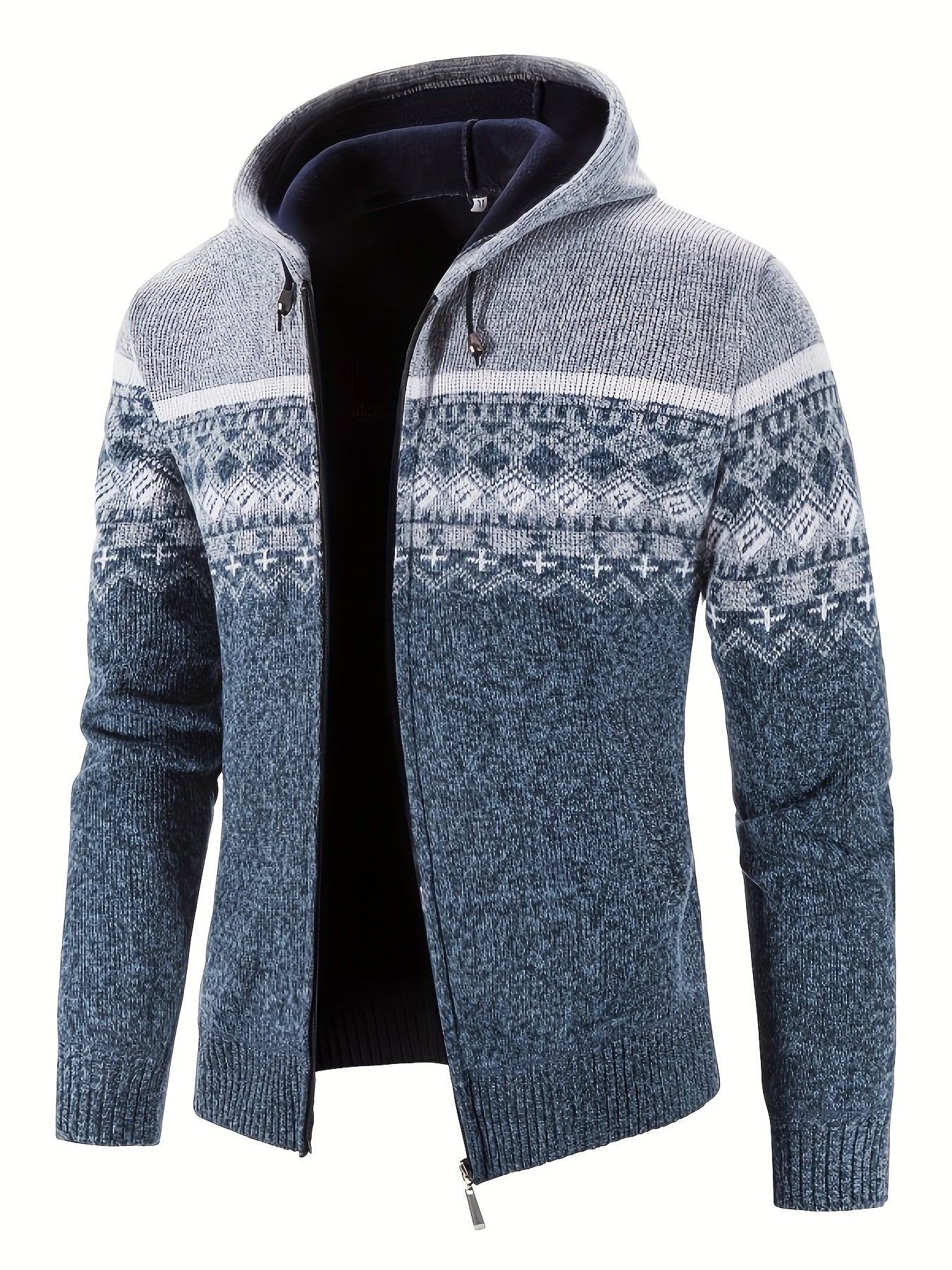 Delivor - Herren Winter Fleece Strickjacke