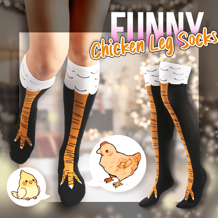 ChickLeg - Lustige Socken mit Hühnerbeinen